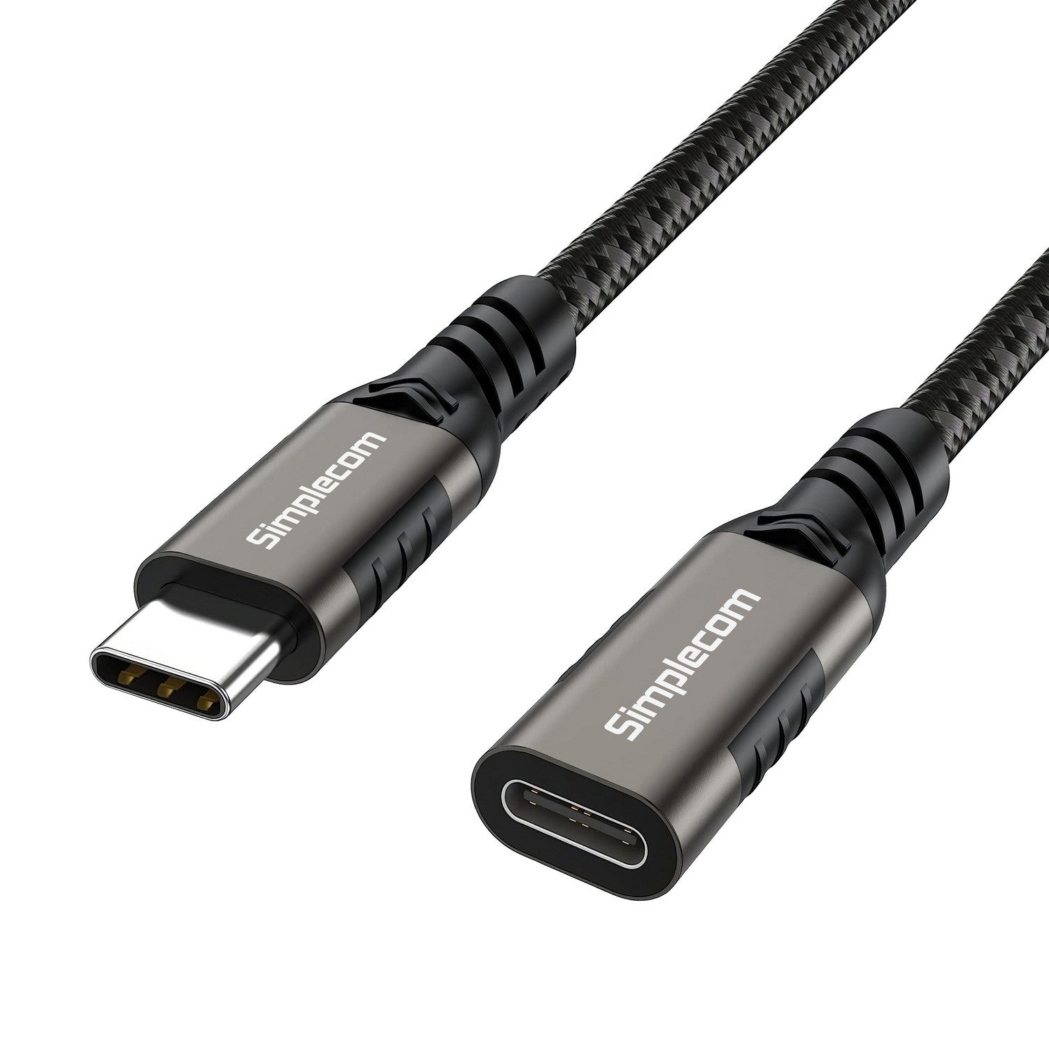 Simplecom CAU605 USB-C Male to Female Extension Cable USB 3.2 Gen2 PD 100W 20Gbps 0.5M Simplecom CAU605 USB-C Male to Female Extension Cable USB 3.2 Gen2 PD 100W 20Gbps 0.5M